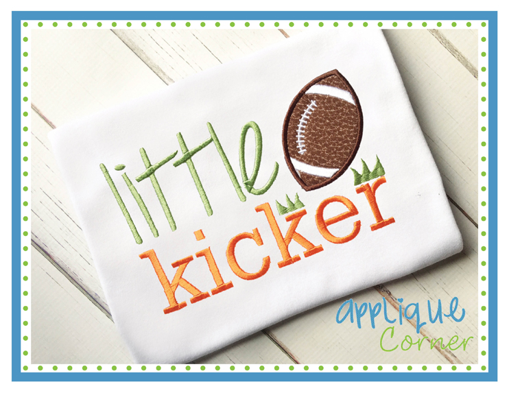 Little Kicker Applique Design