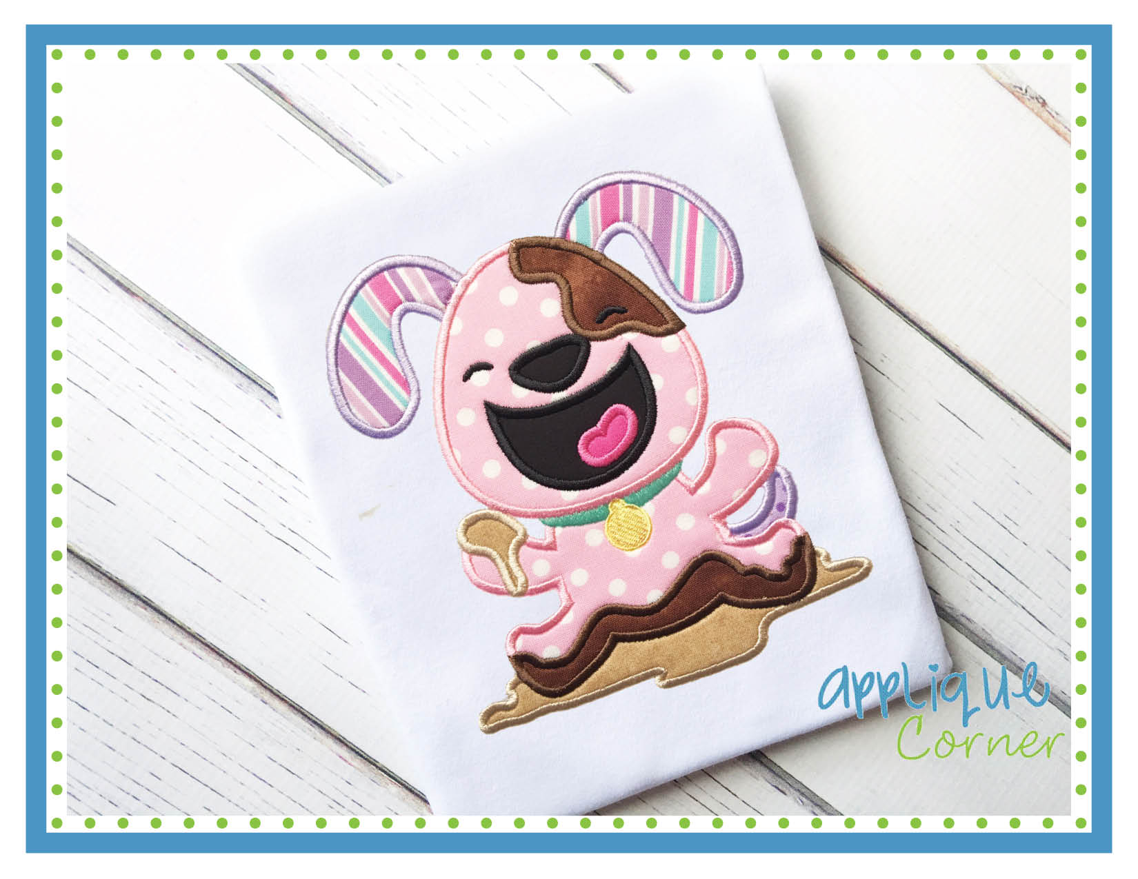 Mud Puppy Applique Design