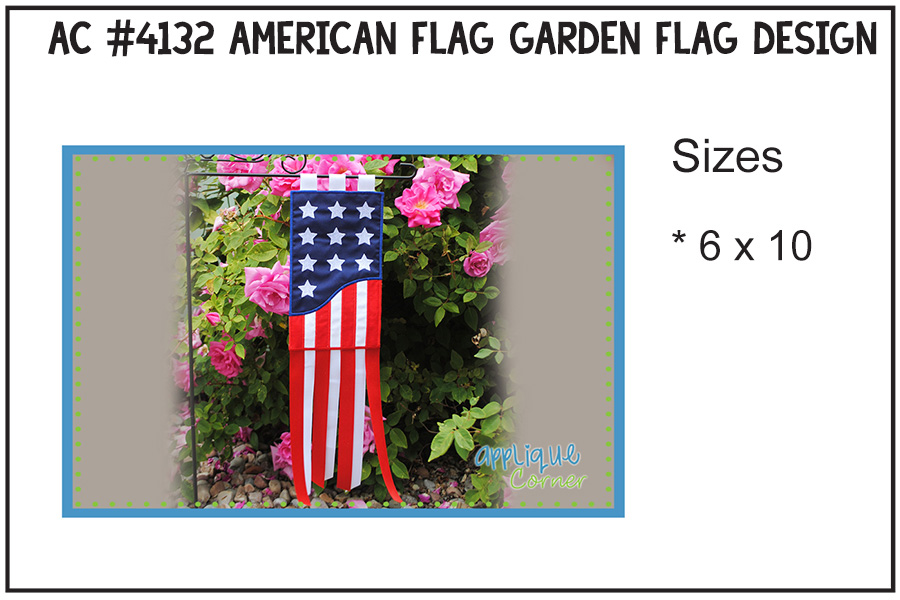 American Flag Garden Flag Design