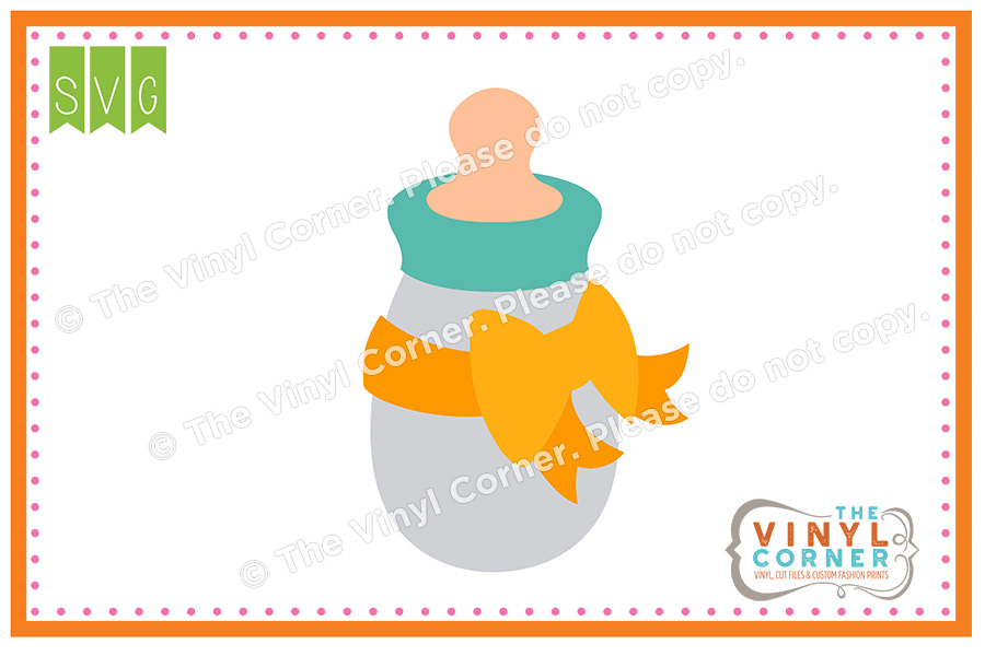 Baby Bottle With Bow Cuttable SVG Clipart Design