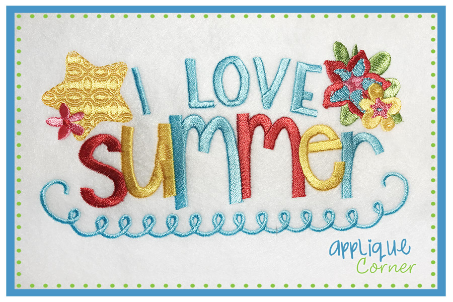 I Love Summer Design