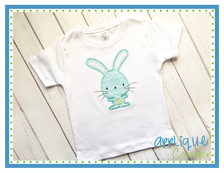 Bunny with Whiskers Applique Design