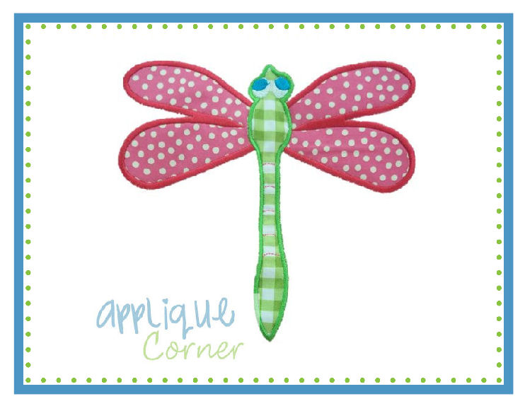 Dragonfly Applique Design