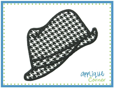 Fedora Applique Design