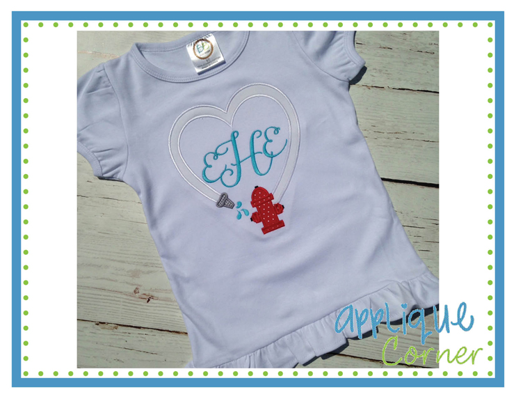 Fire Hydrant Applique Design