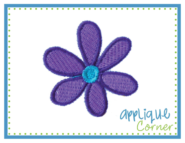 Flower 3 Filled Embroidery Mini Design