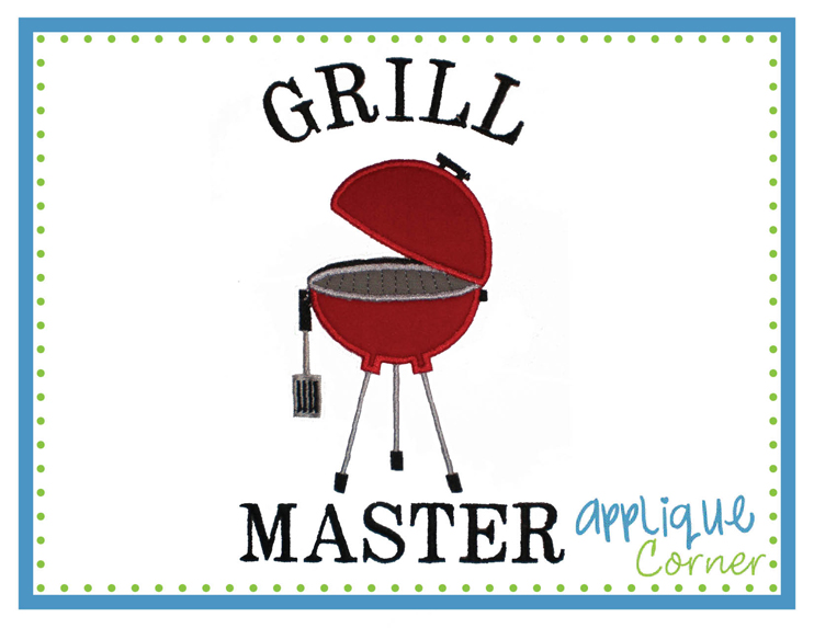 Grill Master Applique Design
