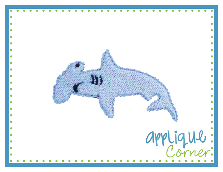 Hammerhead Filled Mini Embroidery Design