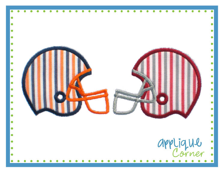 Helmet Helmet Applique Design