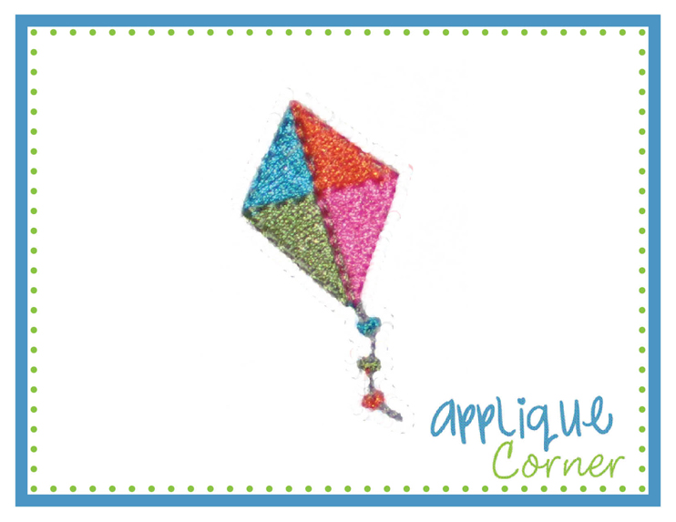 Kite Filled Mini Embroidery Design