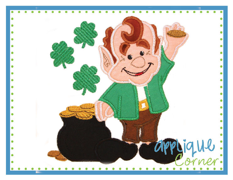 Leprechaun Applique Design