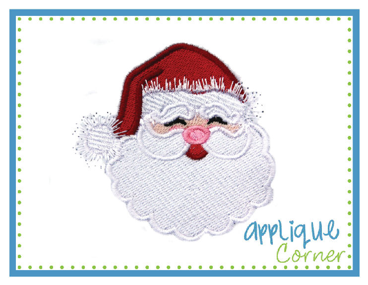 Santa Mini Embroidery Design