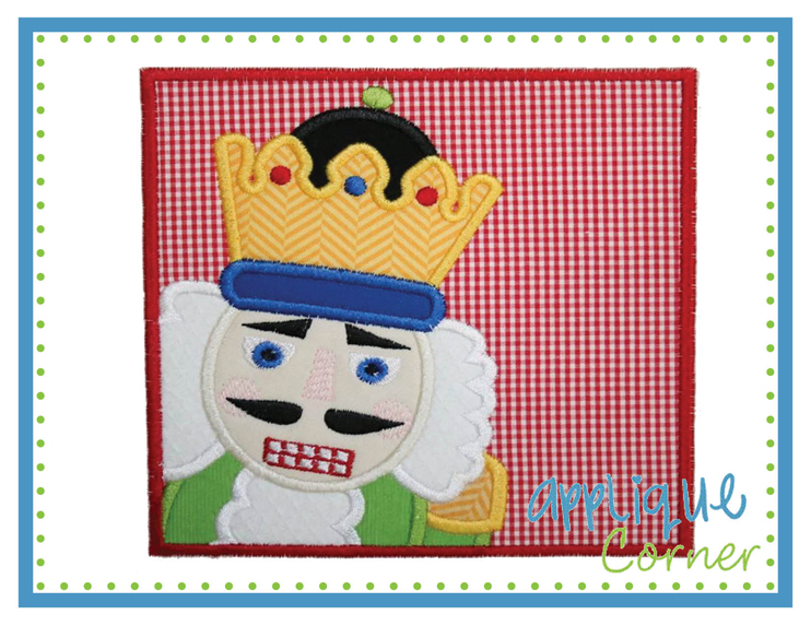 Nutcracker Square Applique Design