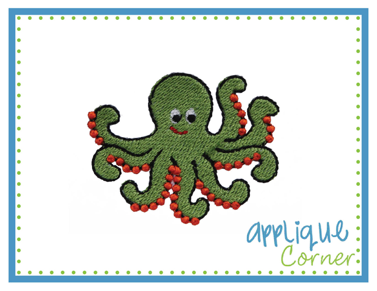 Octopus Filled Mini Embroidery Design
