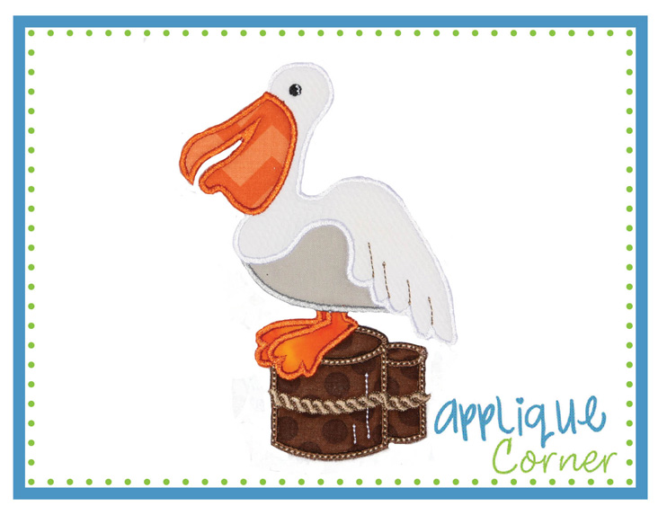 Pelican Applique Design