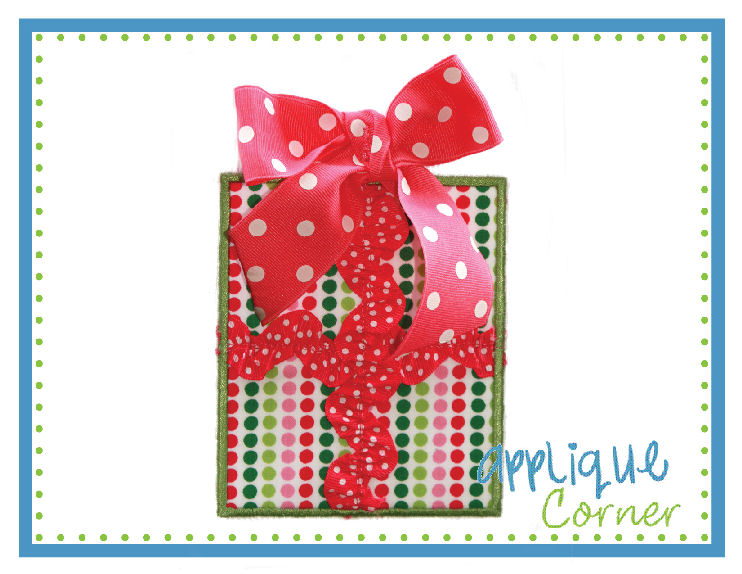 Present Rick Rack Tall Applique Corner