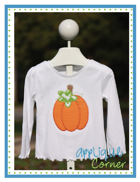 Pumpkin 2 Applique Design