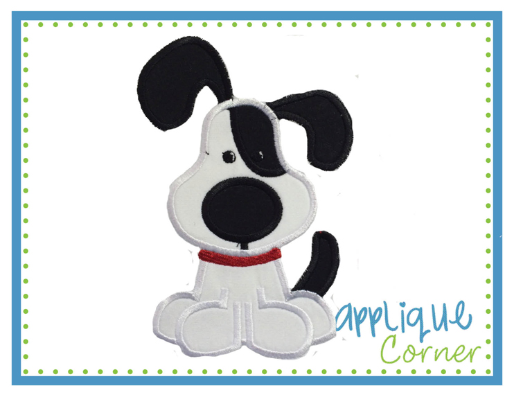 Puppy Cute Applique Design