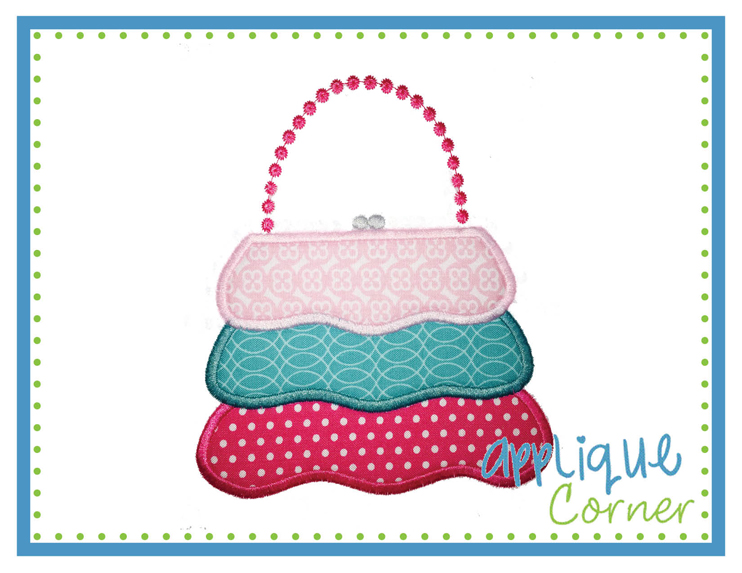 Purse Pretty Applique Design