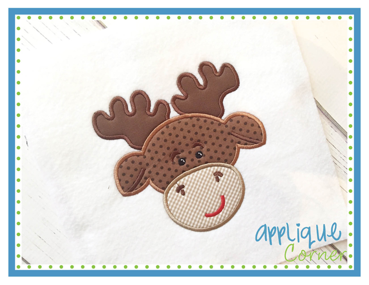Reindeer 3 Applique Design
