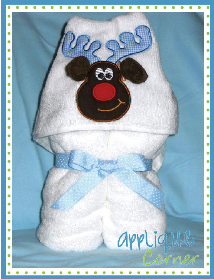 Reindeer Boy For Ears Towel Design