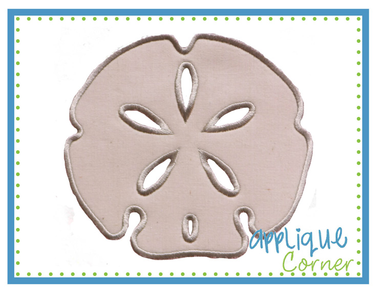 Sand Dollar Applique Design