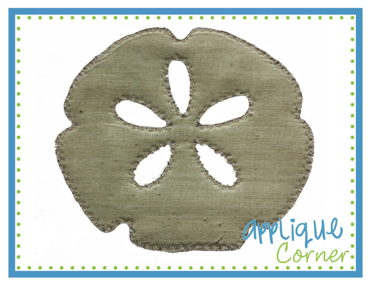 Sand Dollar Vintage Stitch Applique Design