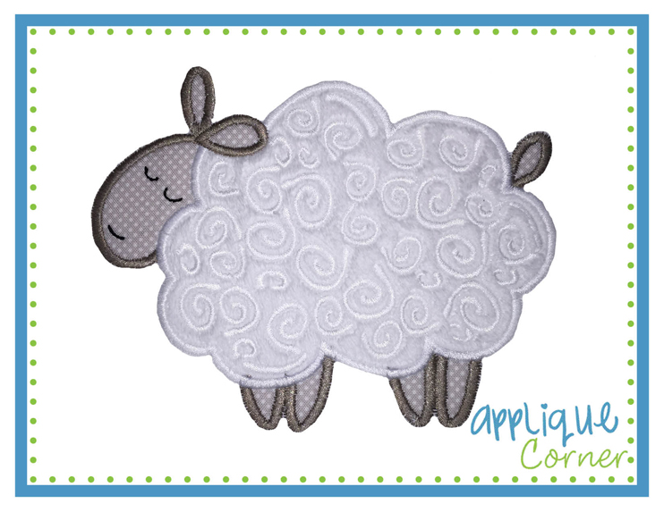 Sheep Applique Design
