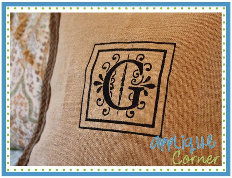 Special Block Font Square Embroidery Font