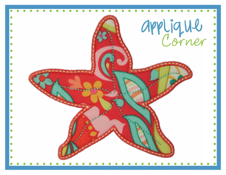 Starfish Applique Design