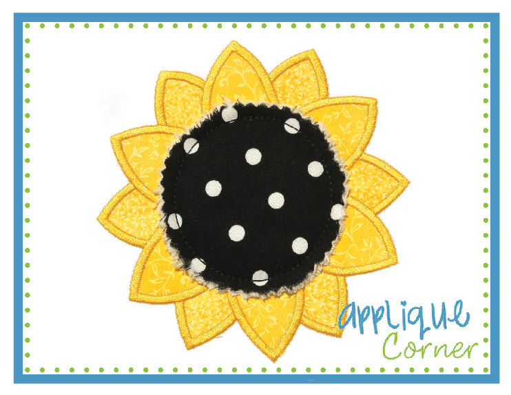Sunflower Applique Design