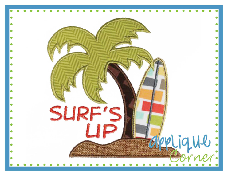 Surfs Up Applique Design