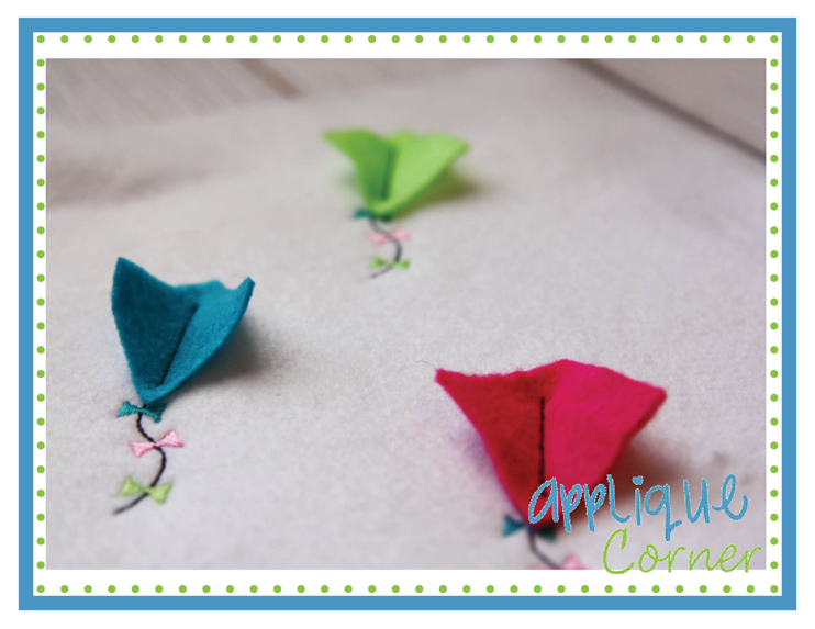 Kite 3D Applique Design