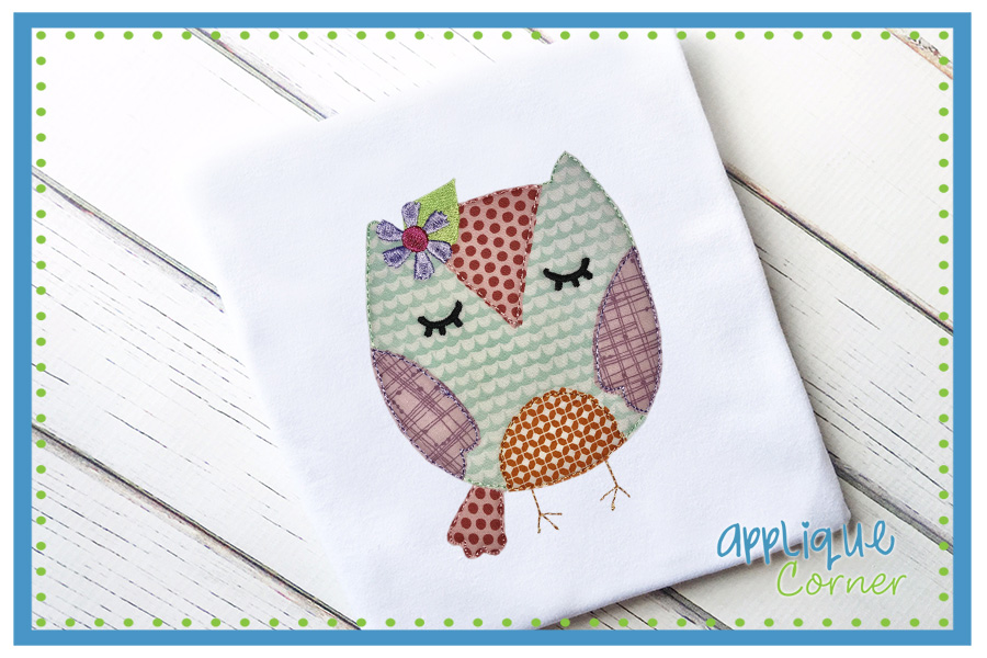 Quick Owl Applique Design