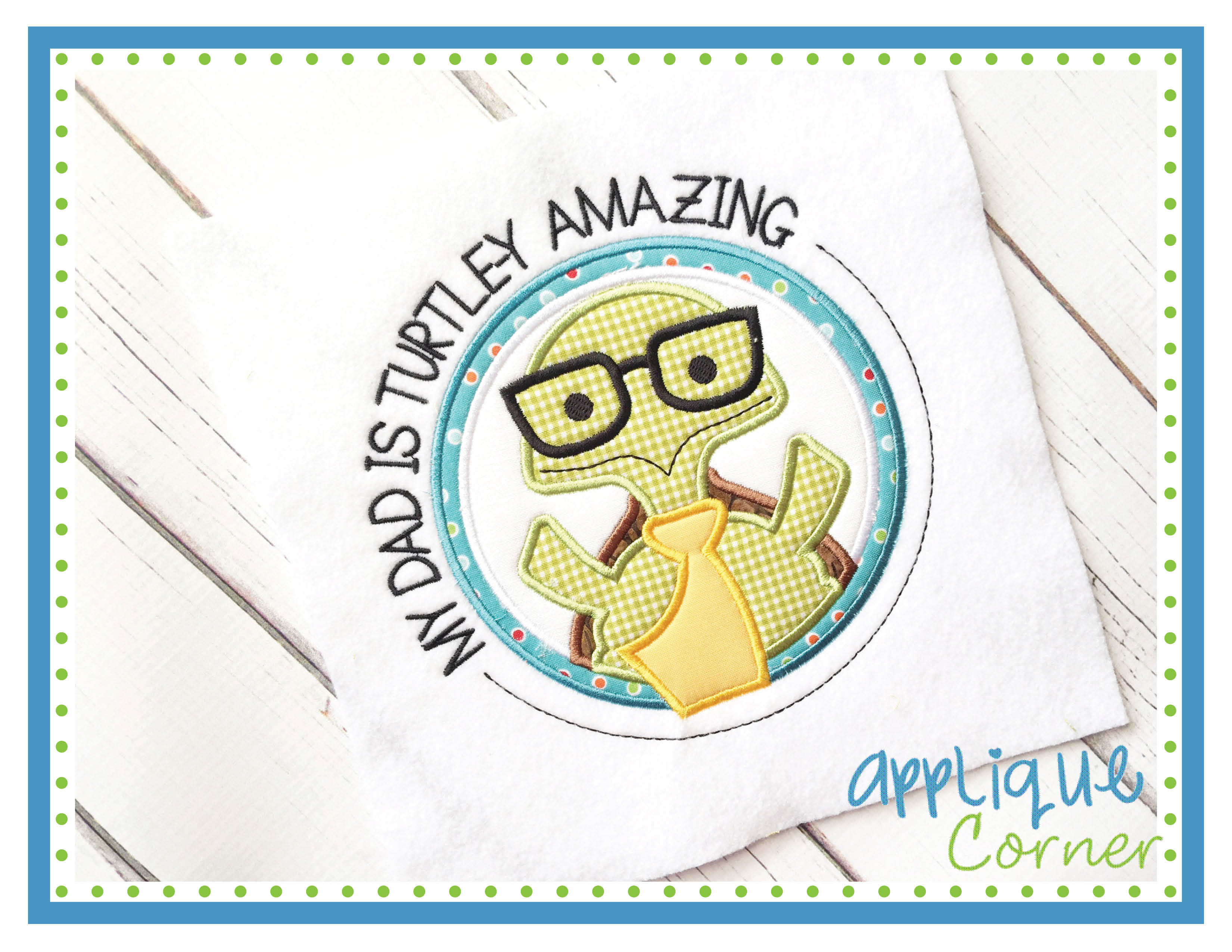 Turtle-Y Amazing Applique Design