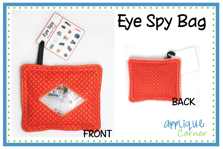 Eye Spy Bag In-The-Hoop Design