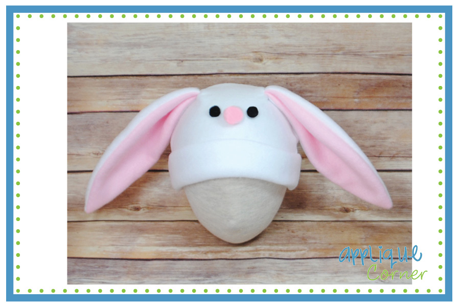 Easter Bunny Floppy Hat In-The-Hoop Design