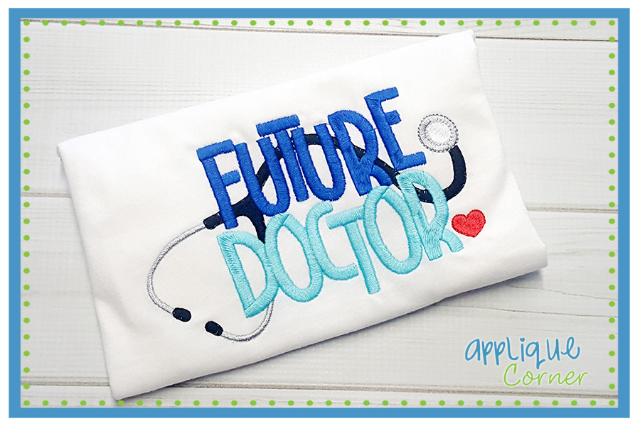 Future Doctor Embroidery Design