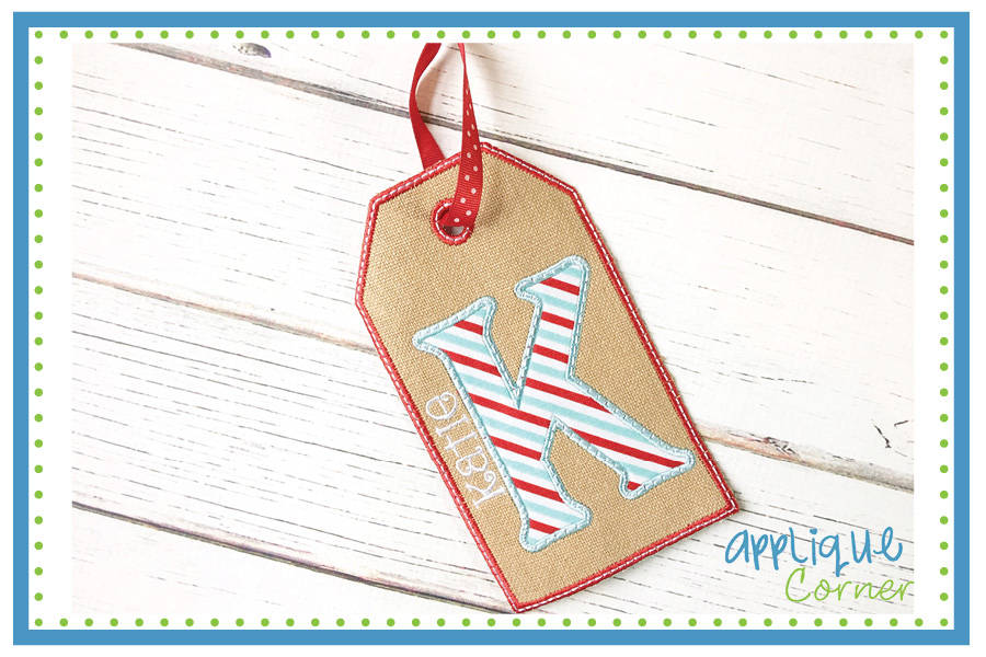 Gift Tag In-The-Hoop Design
