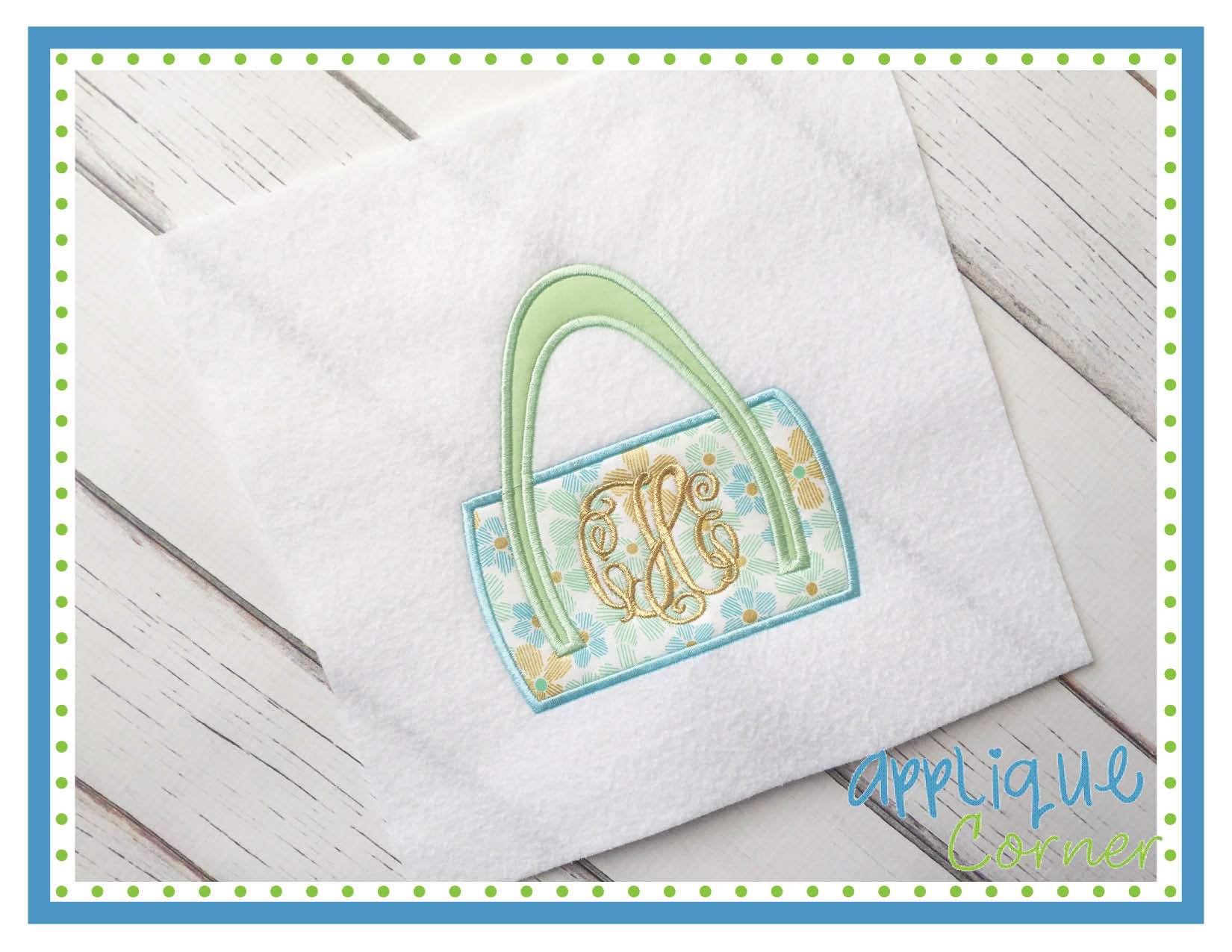 Handbag Applique Design