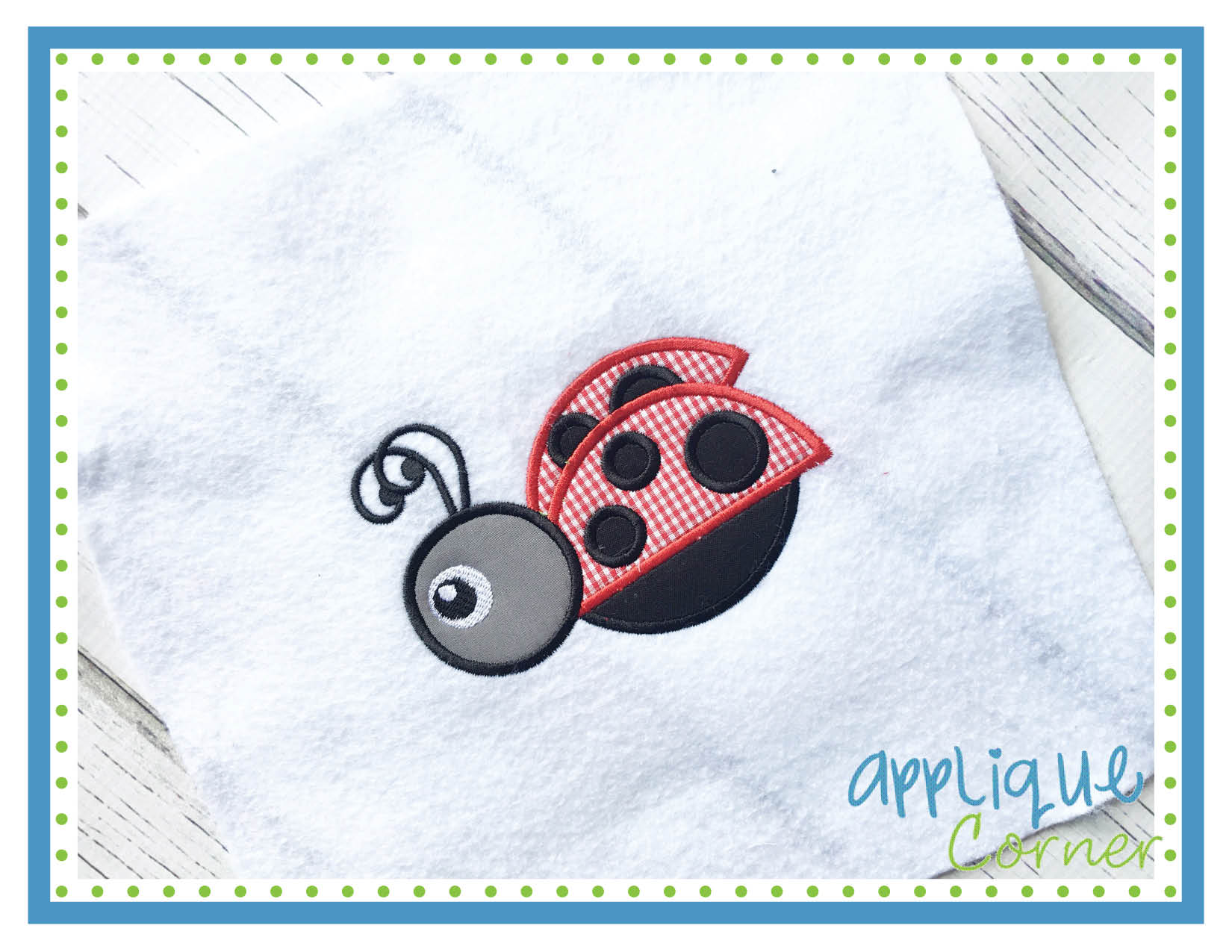 Ladybug 2 Applique Design