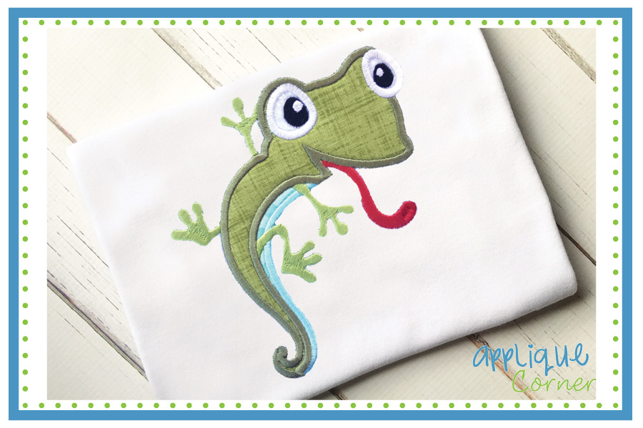 Lizard Applique Design