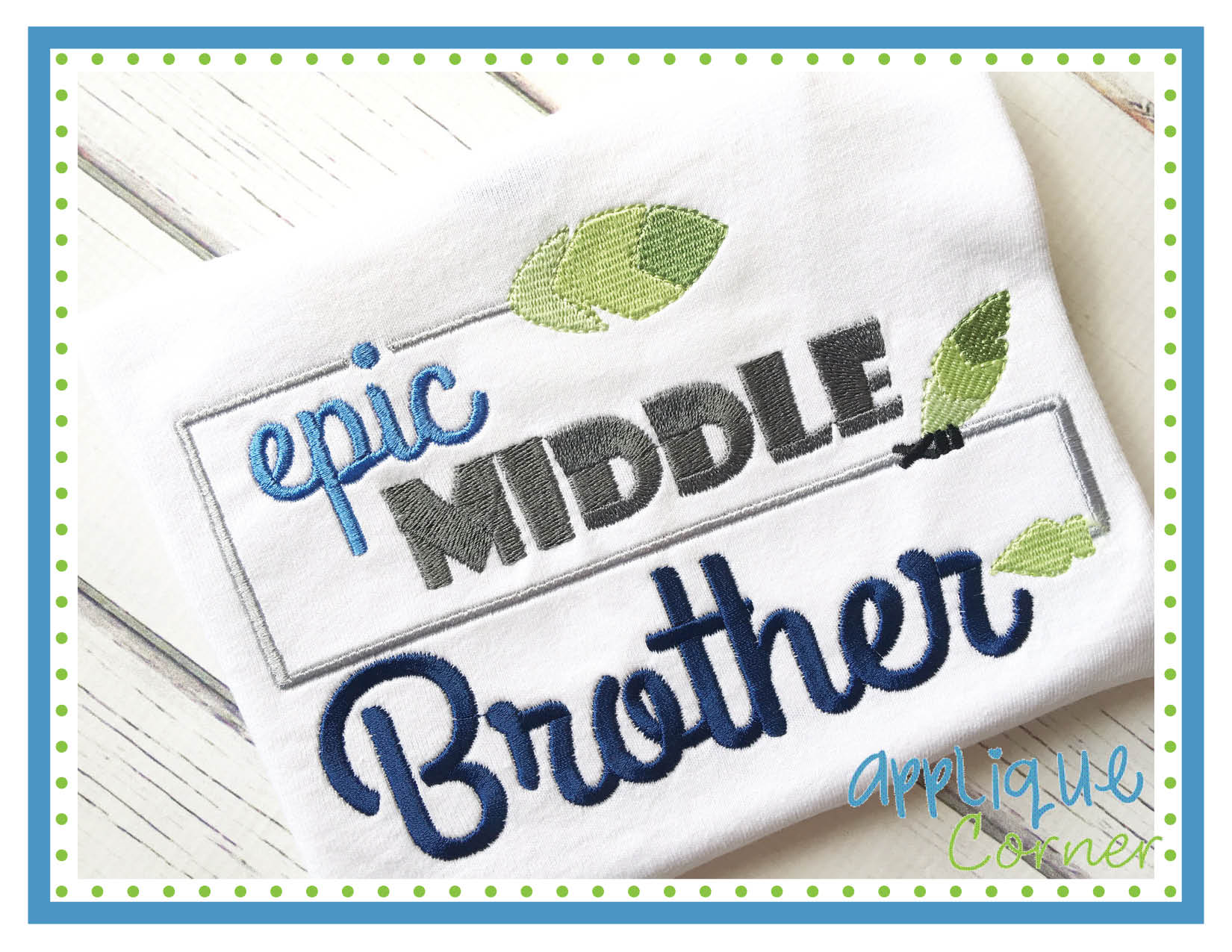 Middle Brother Epic Embroidery Design