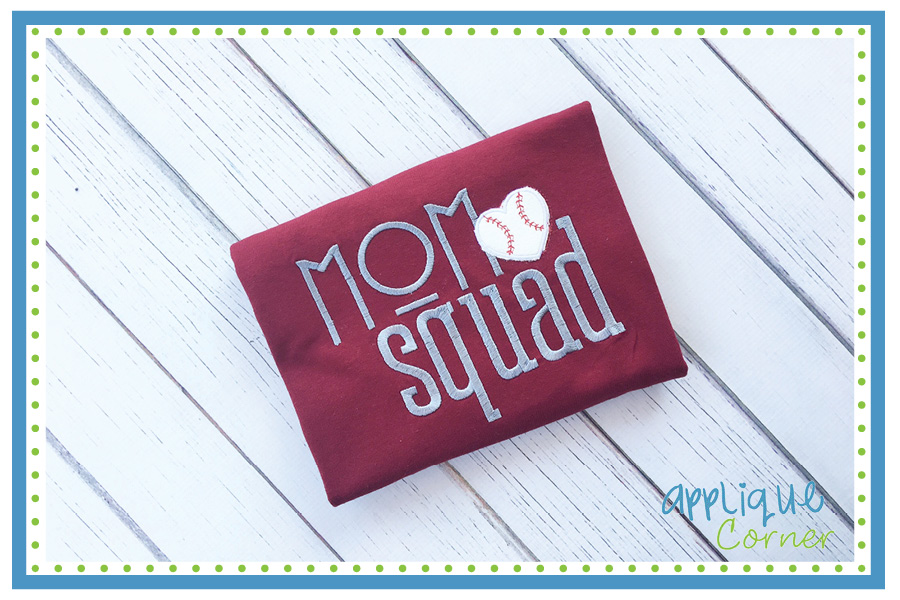 Mom Squad Applique Design