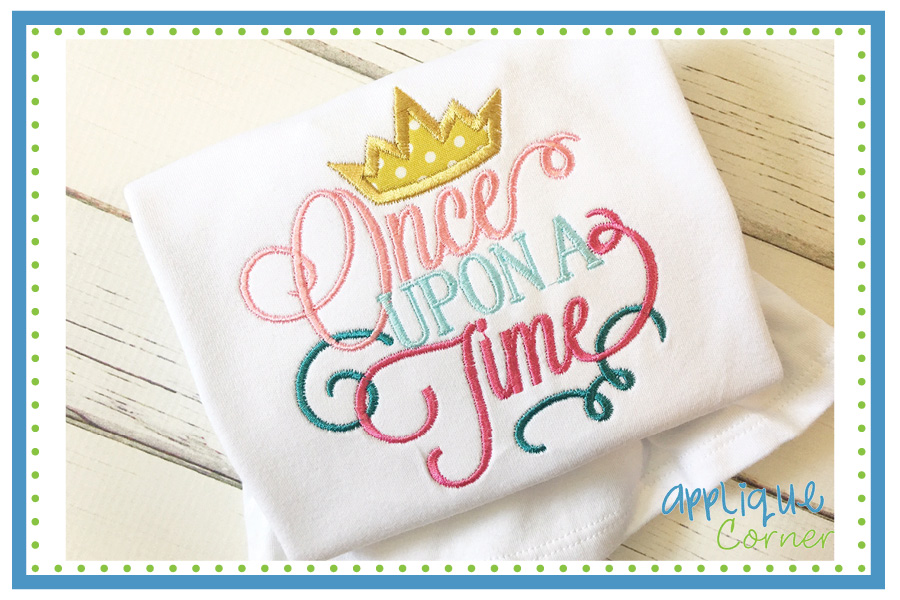 Once Upon a Time Applique Design