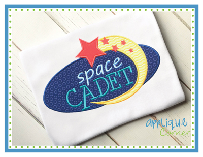 Space Cadet Applique Design