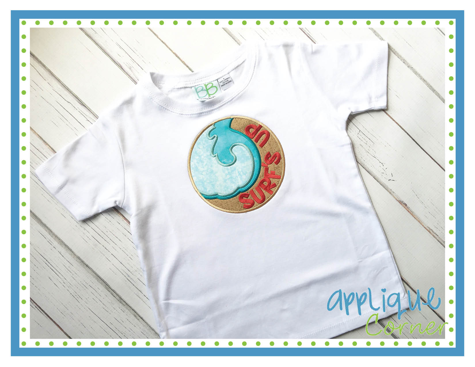 Surf’s Up Patch Applique Design
