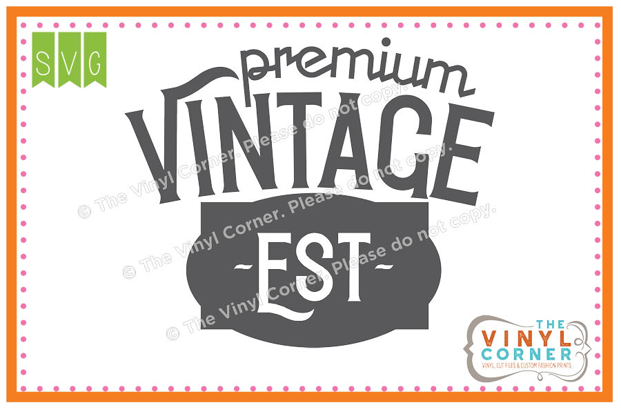 Birthday Premium Vintage SVG Clipart Design