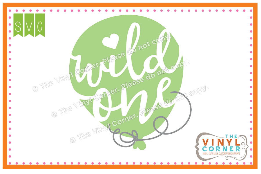 Birthday Wild One SVG Clipart Design