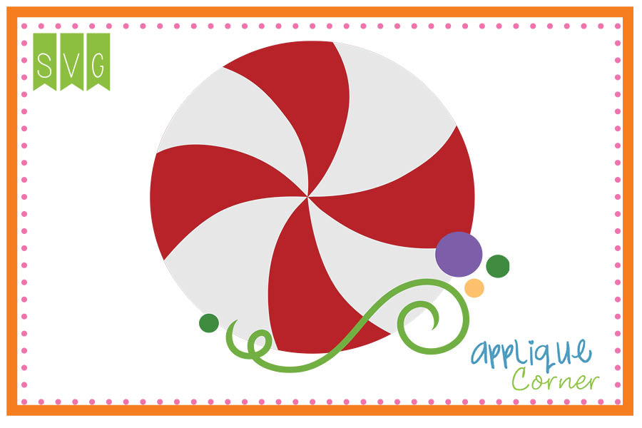 Circle Candy Cuttable SVG Clipart Design